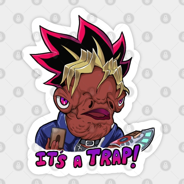 Its a trap! Sticker by Luisocscomics